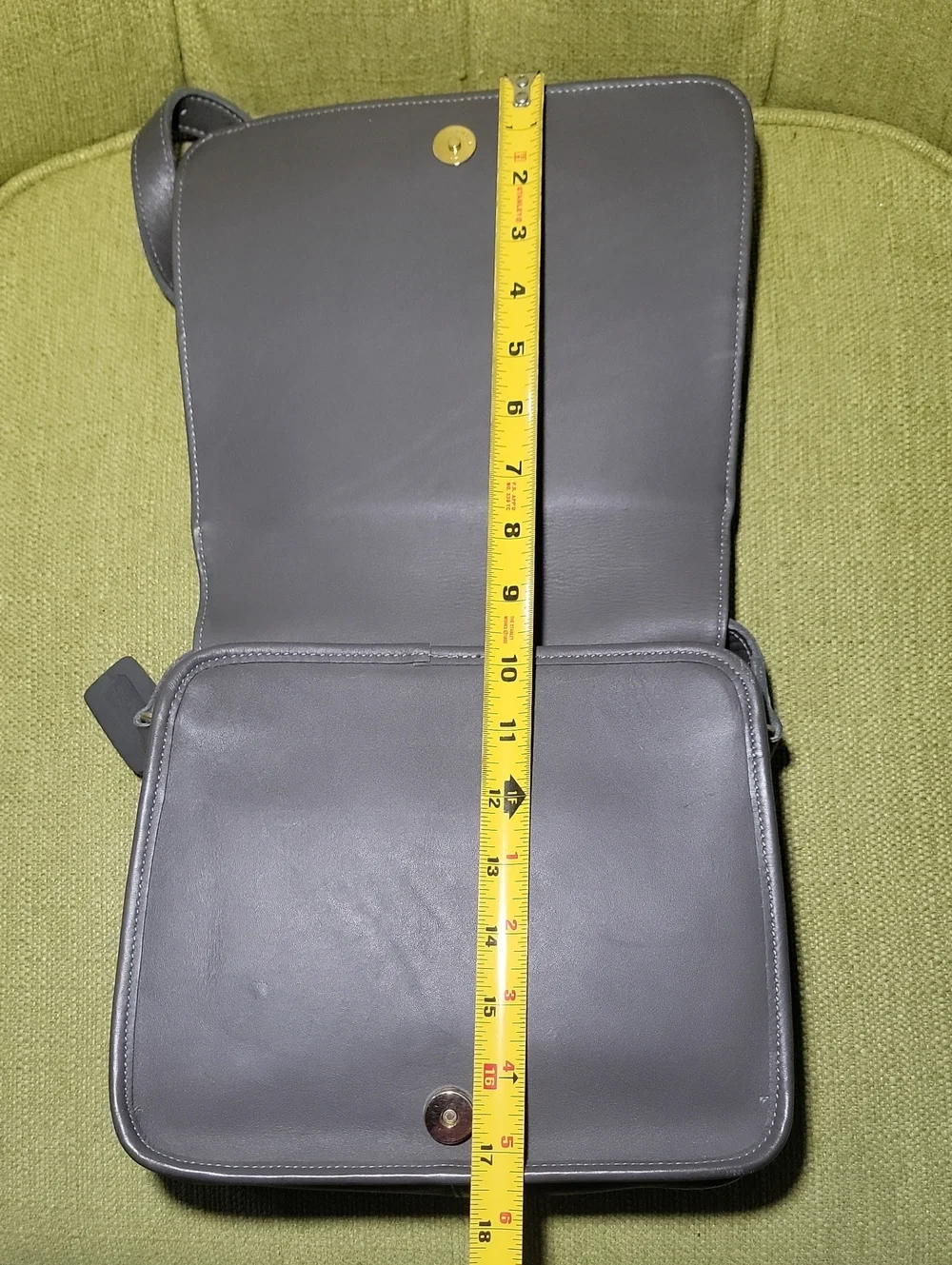 Coach Tribeca Gray Leather Crossbody Bag